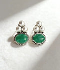 Emerald Moonrise Earrings
