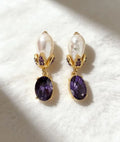 Violet Nebula Earrings
