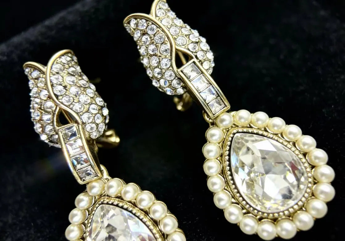 Regalia Crystal Drop Earrings