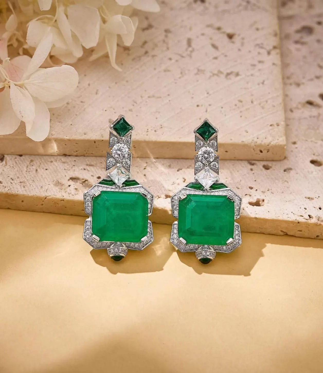 Celestara Verdant Radiance Earrings