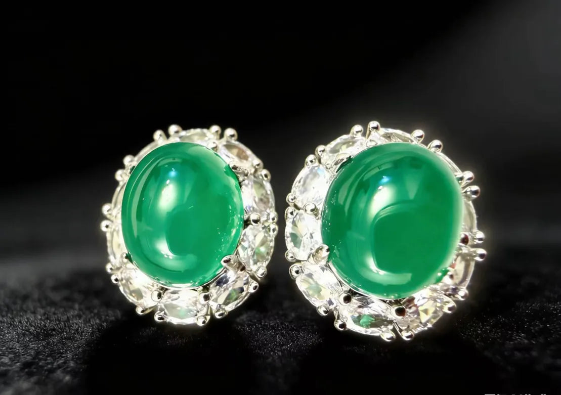 Elysian Emerald Studs