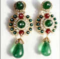 Celestia Jade Drop Earrings